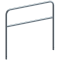 Hoop of steel tube |  48 x 2,5 mm | with cross bar | for casting in concrete | total width 1500 mm | total height 1400 mm | hot-dip galvanized